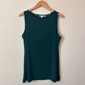 NEW! Chico's Women’s Large Travelers Dark Teal Tank Top